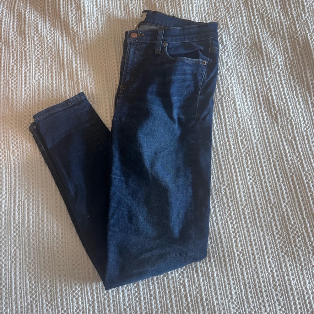 J. Crew Toothpick Tall Darkwash Skinny Jeans